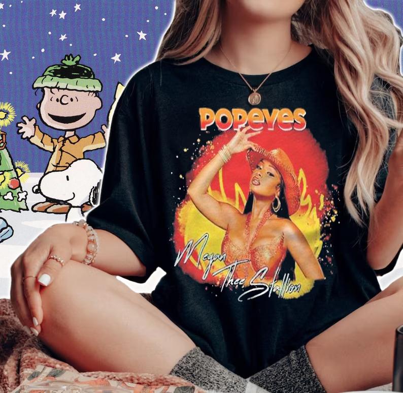 Popeyes Megan Thee Stallion T-shirt woman shirt