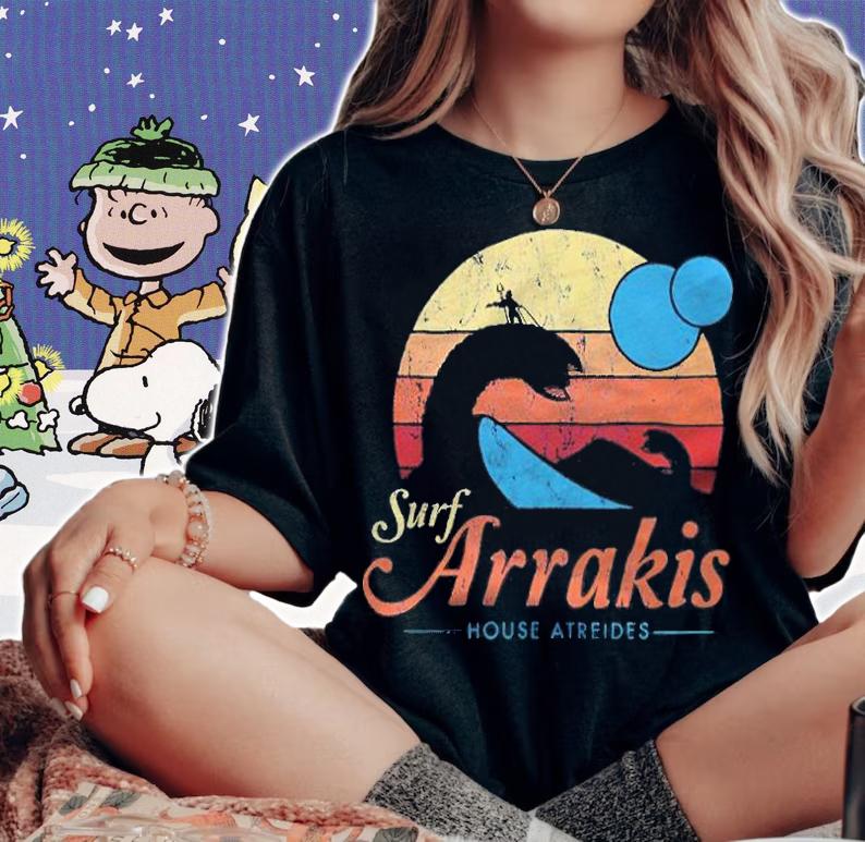 Surf Arrakis house atreides T-shirt woman shirt