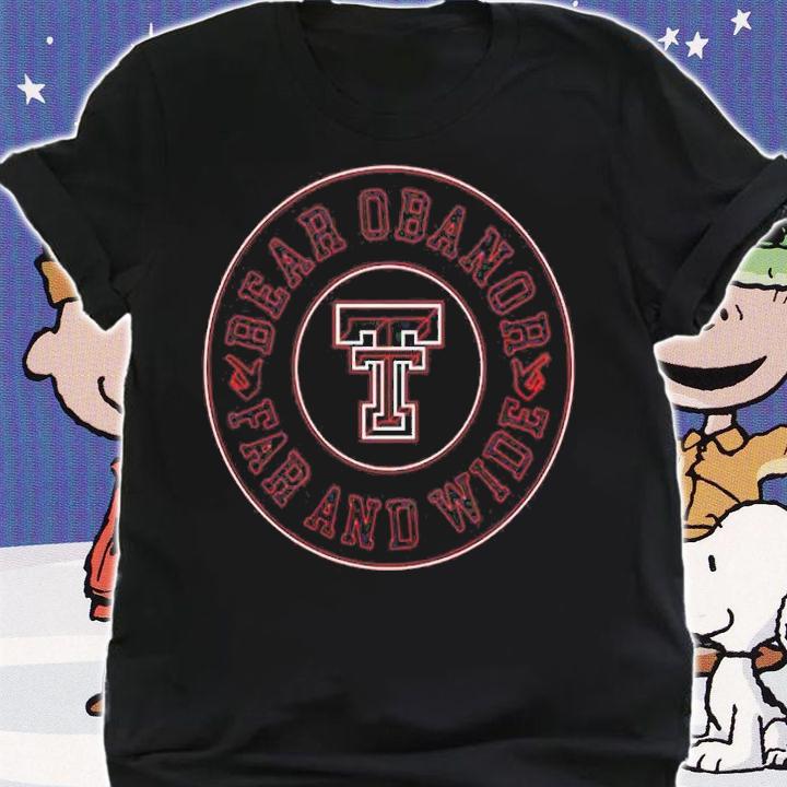 Texas Tech Basketball Kevin Obanor Bear Obanor Far And Wide T-Shirt shirt
