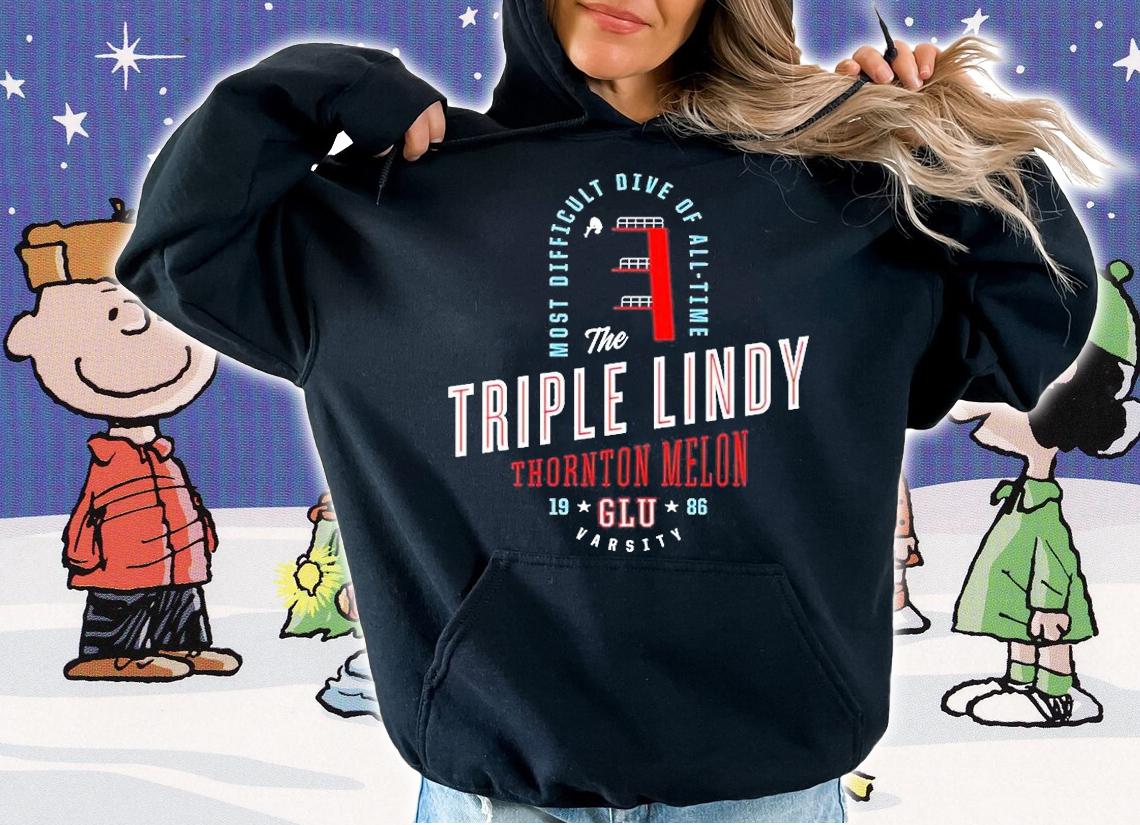 The Triple Lindy Thornton Melon T-Shirt hoodie