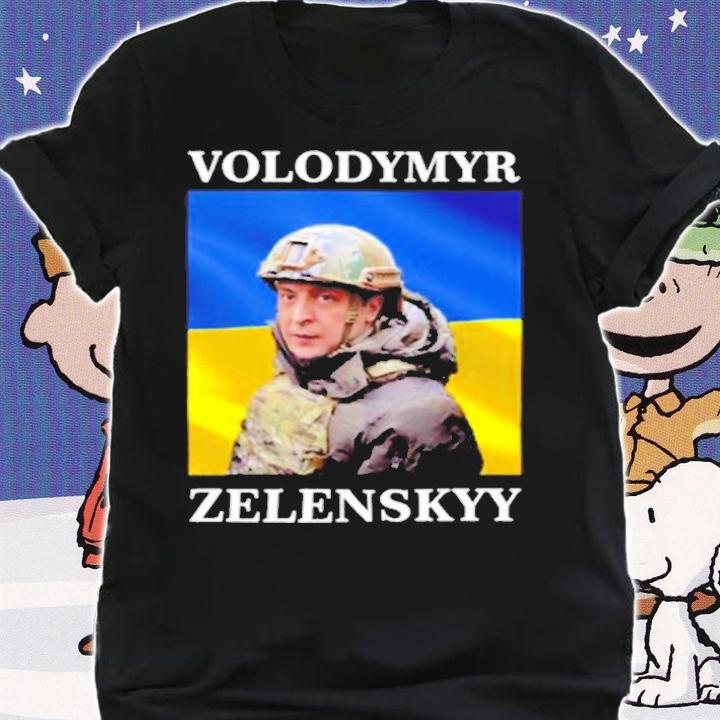 Ukrainian President Volodymyr Zelensky shirt shirt