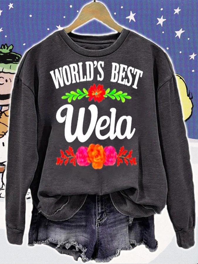Worlds Best Wela Cute Grandma T-Shirt