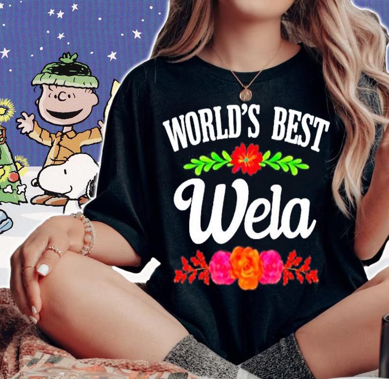 Worlds Best Wela Cute Grandma T-Shirt