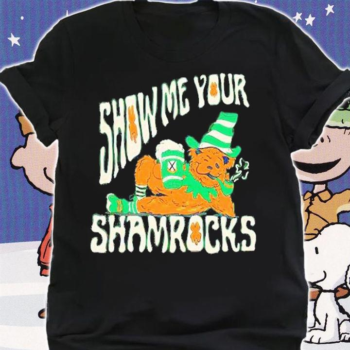 Care Bears Show Me Your Shamrocks St Patricks Day T-Shirt shirt
