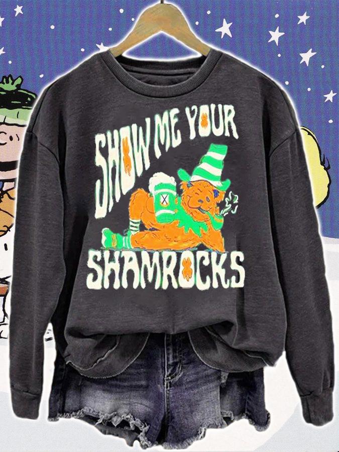 Care Bears Show Me Your Shamrocks St Patricks Day T-Shirt sweatshirt