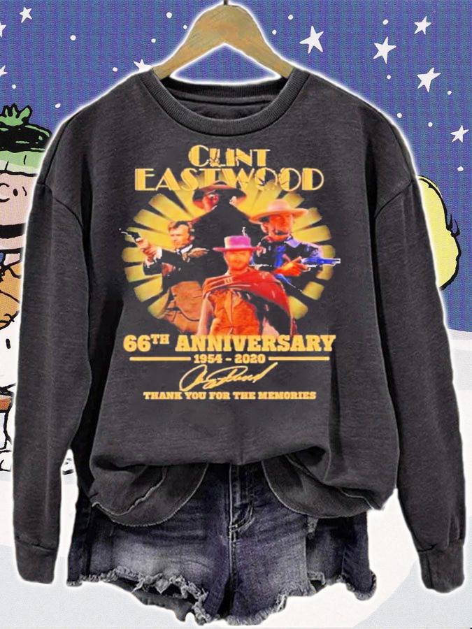 Clint Eastwood 66th Anniversary 1954-2022 Signatures Thank You For The Memories Shirt