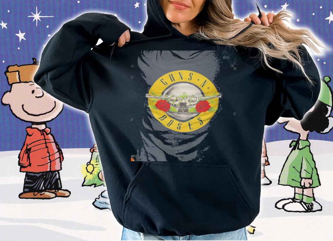 Guns N Roses Classic Bullet Logo shirt hoodie