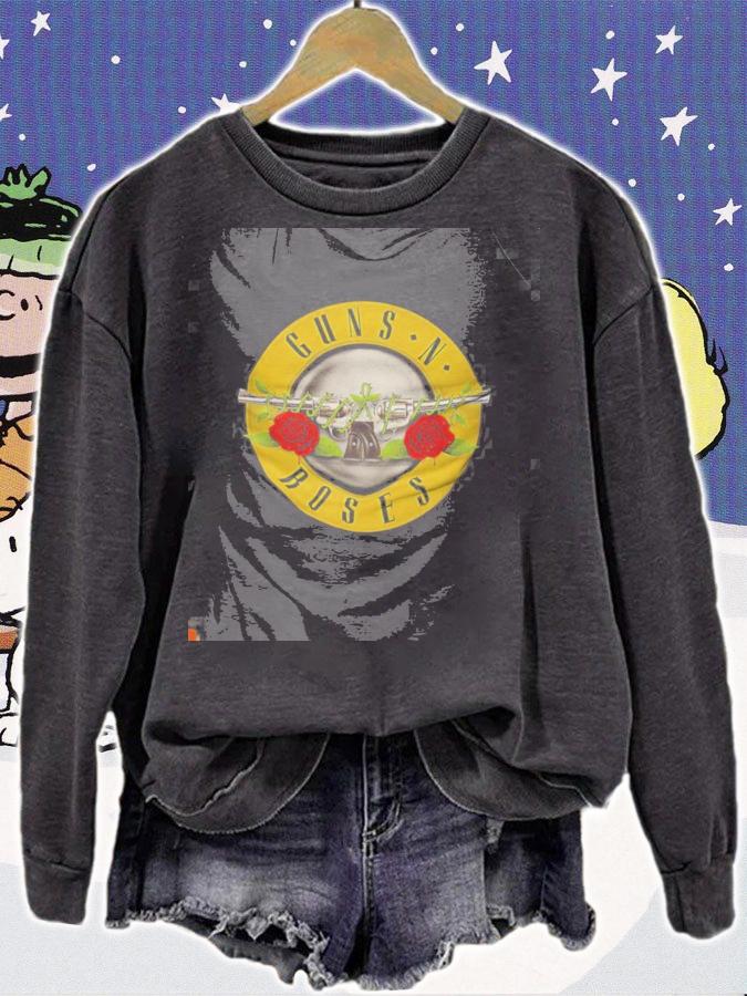 Guns N Roses Classic Bullet Logo shirt sweatshirt