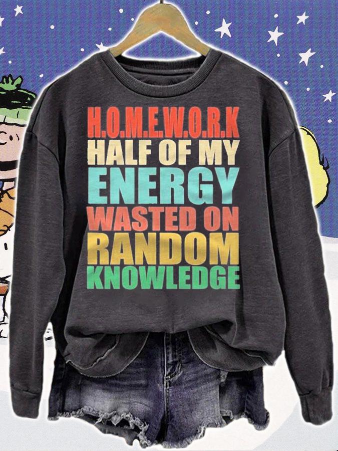 Homework Shirt For Teen Girls And Boys Cool Trendy Gift Idea Shirt