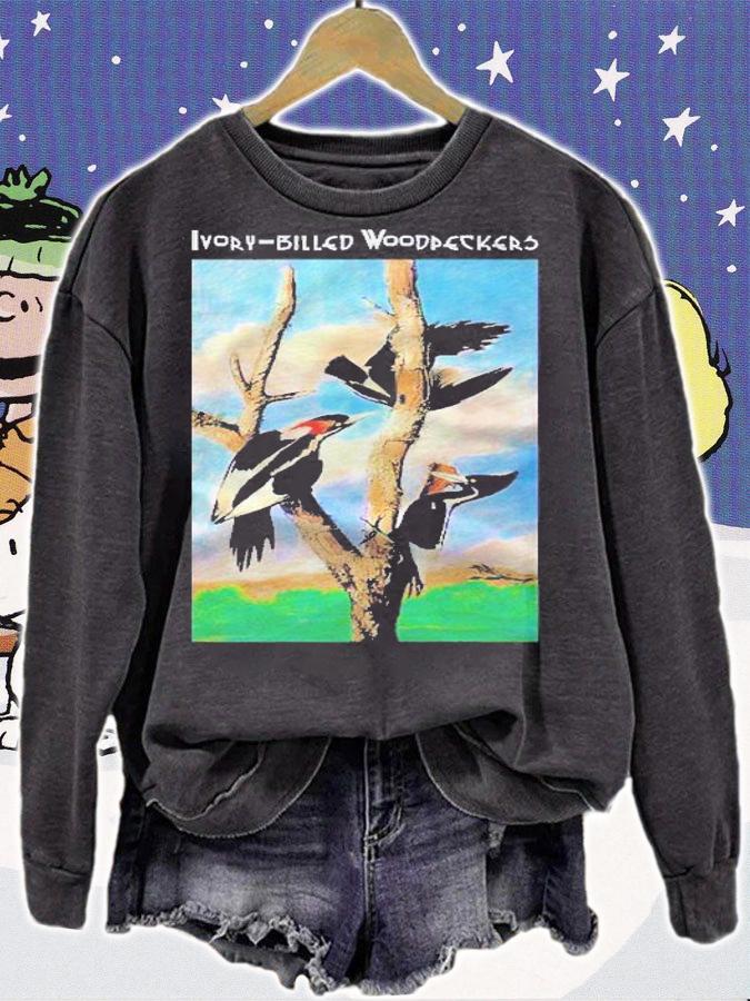 Ivory Billed Woodpeckers Premium Bird Lover shirt sweatshirt