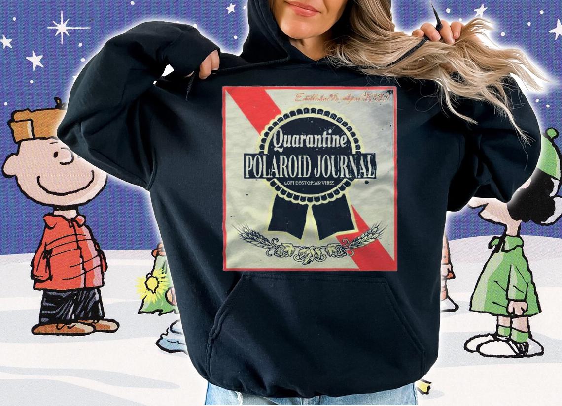Quarantine Polaroid Journal lofi dystopian vibes T-shirt hoodie