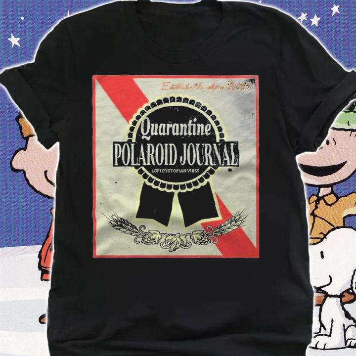 Quarantine Polaroid Journal lofi dystopian vibes T-shirt shirt