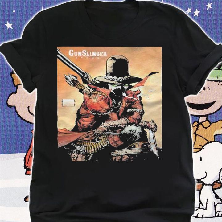 Spawn GunSlinger 1 variant art T-shirt shirt