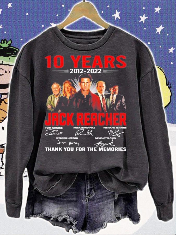 10 years 2012 2022 Jack Reacher signatures t-shirt