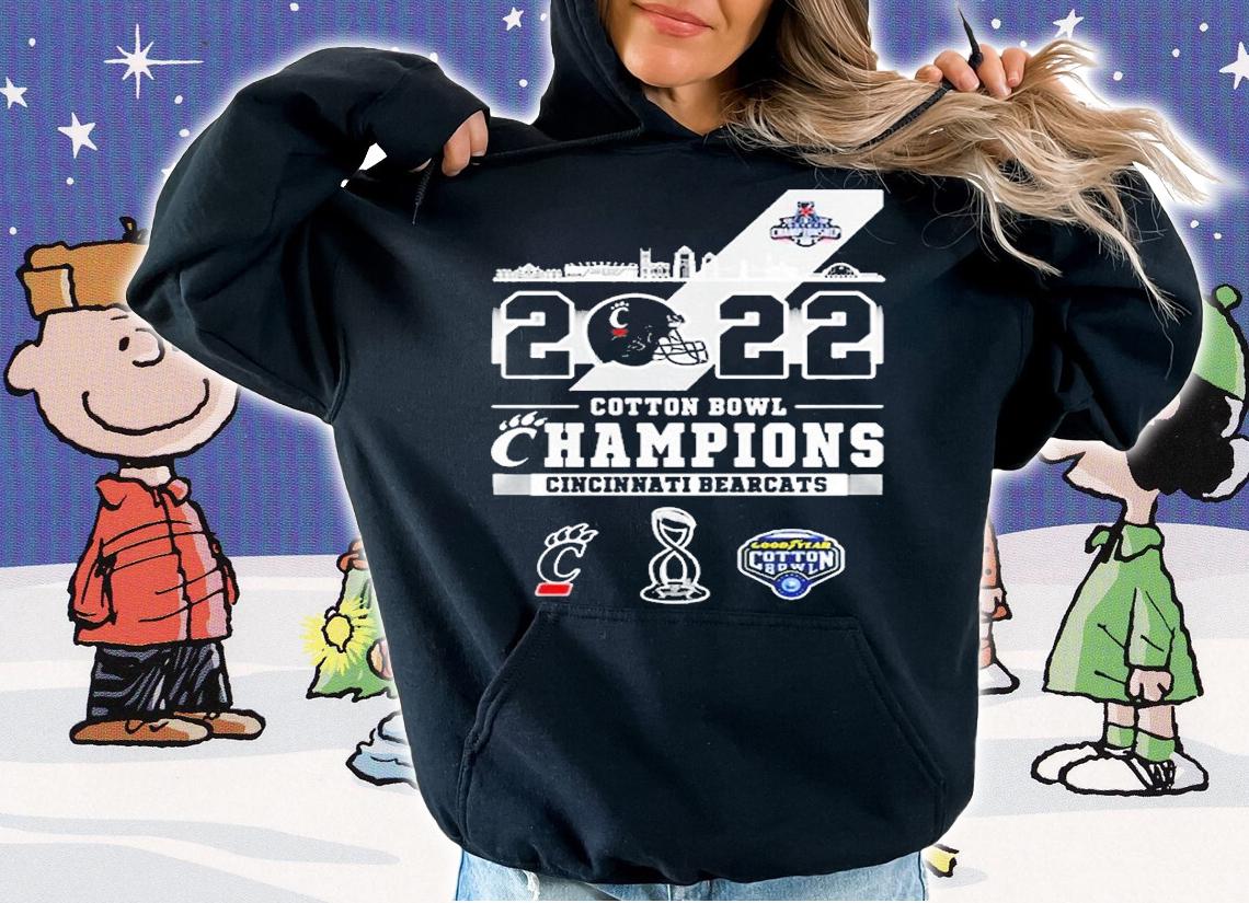 Cincinnati Bearcats 2022 Cotton Bowl Champions Matchup Ohio City T-Shirt hoodie