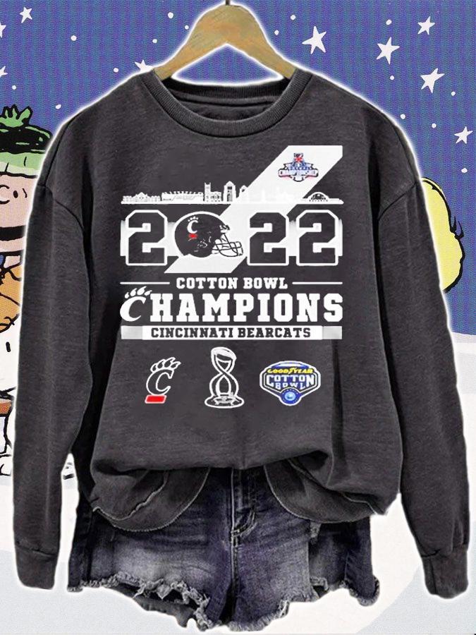Cincinnati Bearcats 2022 Cotton Bowl Champions Matchup Ohio City T-Shirt sweatshirt