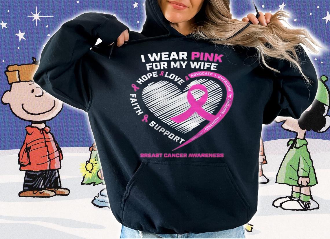 Gifts Men I Wear Pink For My Wife Breast Cancer Awareness Shirt