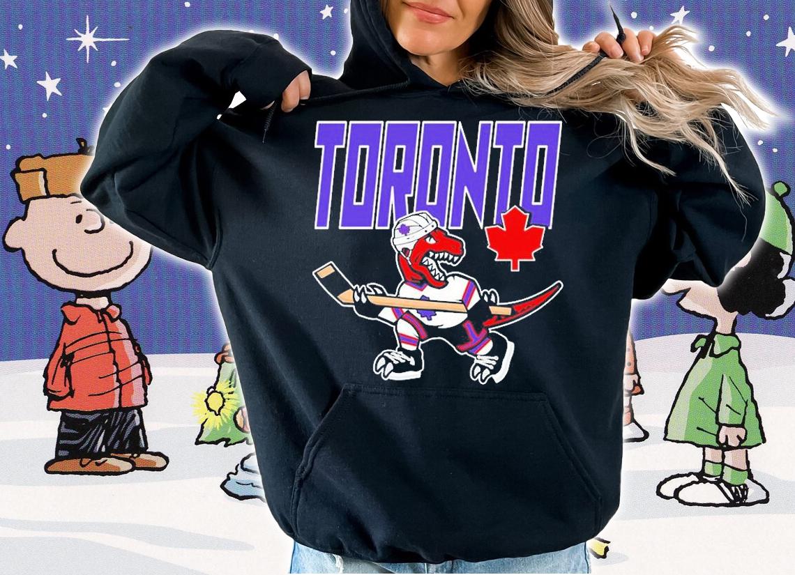 Toronto Raptors X Maple Leafs NBA X NHL Mash-Up T-Shirt hoodie