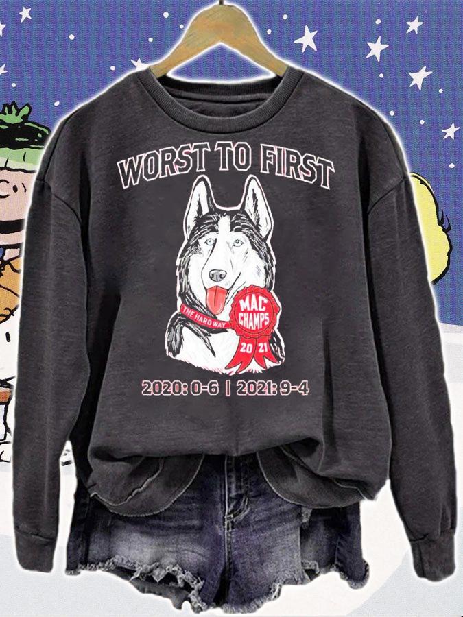 Worst To First 2020 0-6 2021 9-4 Shirt
