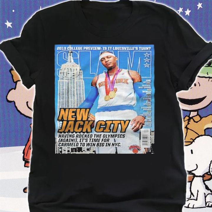 Carmelo Anthony Slam New Jack City T-shirt shirt