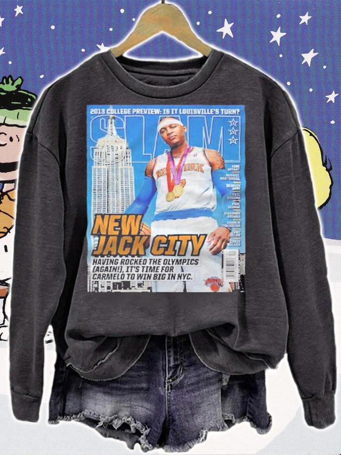 Carmelo Anthony Slam New Jack City T-shirt sweatshirt