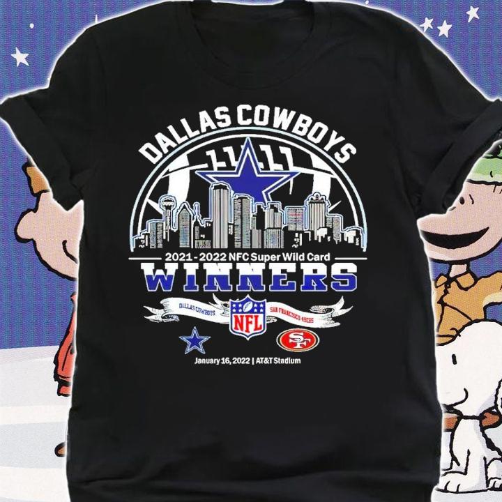 Dallas Cowboys 20210-2022 NFC Super Wild Card Winner Matchups NFL Dallas Cowboys Vs San Francisco 49ers Shirt