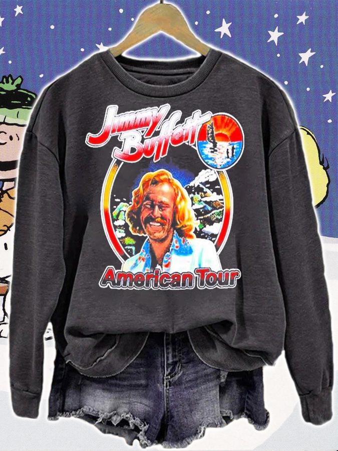 Dave Portnoy Jimmy Buffett 1979 Volcano American Tour T-Shirt