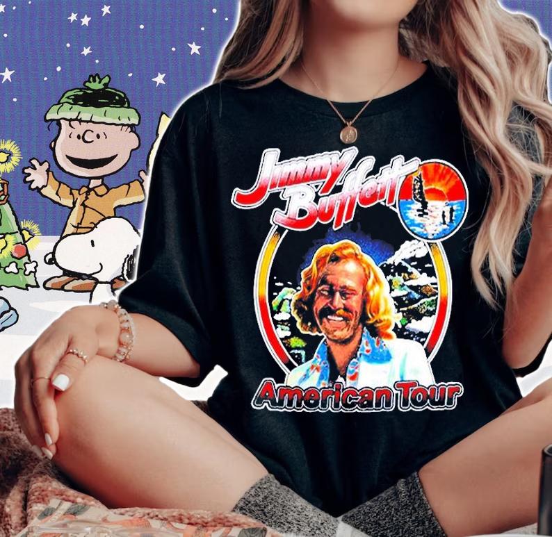Dave Portnoy Jimmy Buffett 1979 Volcano American Tour T-Shirt