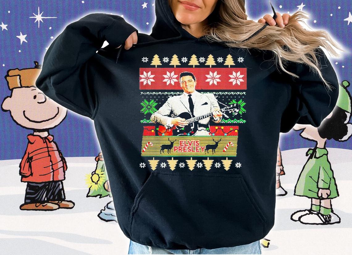 Elvis Presley Ugly Christmas Shirt hoodie