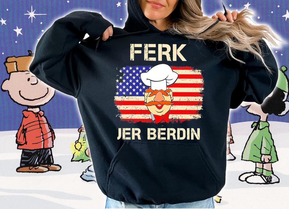 Ferk Jer Berdin American Flag Shirt