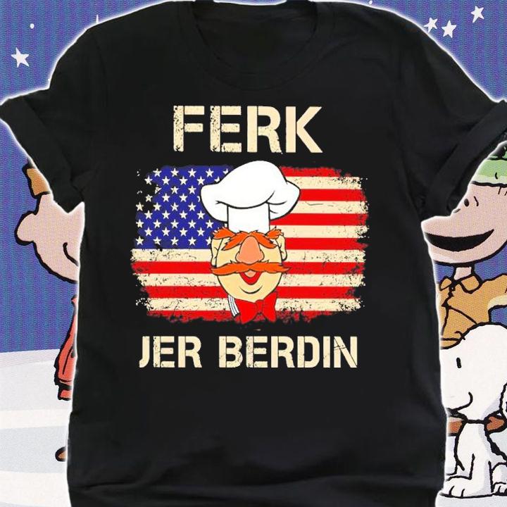 Ferk Jer Berdin American Flag Shirt