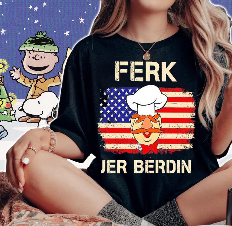 Ferk Jer Berdin American Flag Shirt