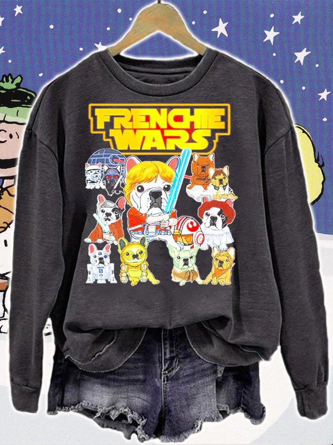 Frenchie Wars Star Wars Shirt sweatshirt