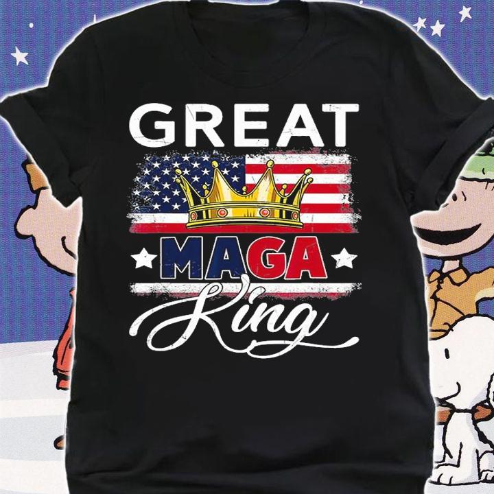 Great Maga King Ultra Maga King Pro Trump American T-Shirt shirt