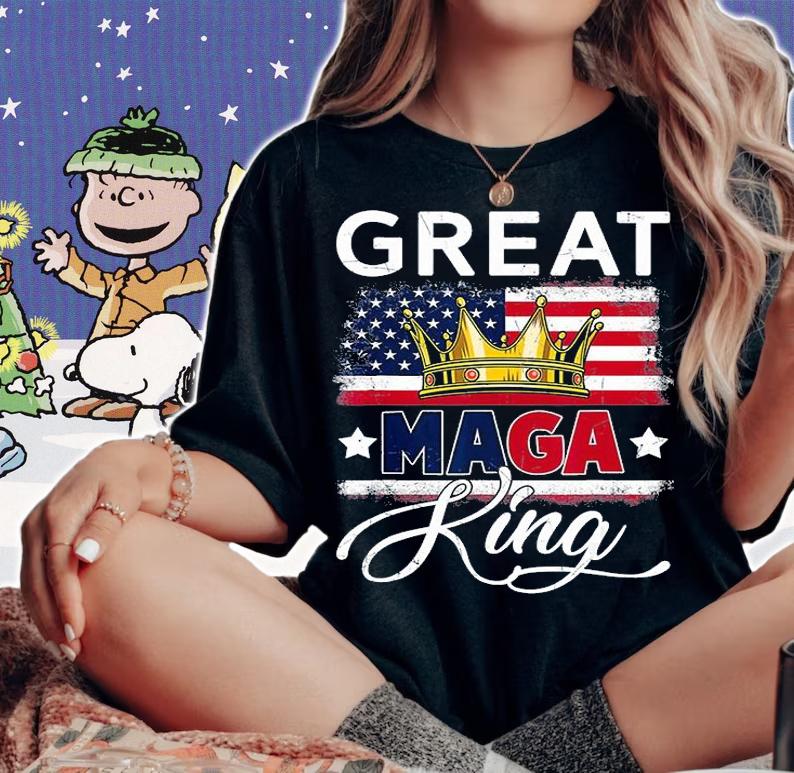Great Maga King Ultra Maga King Pro Trump American T-Shirt woman shirt