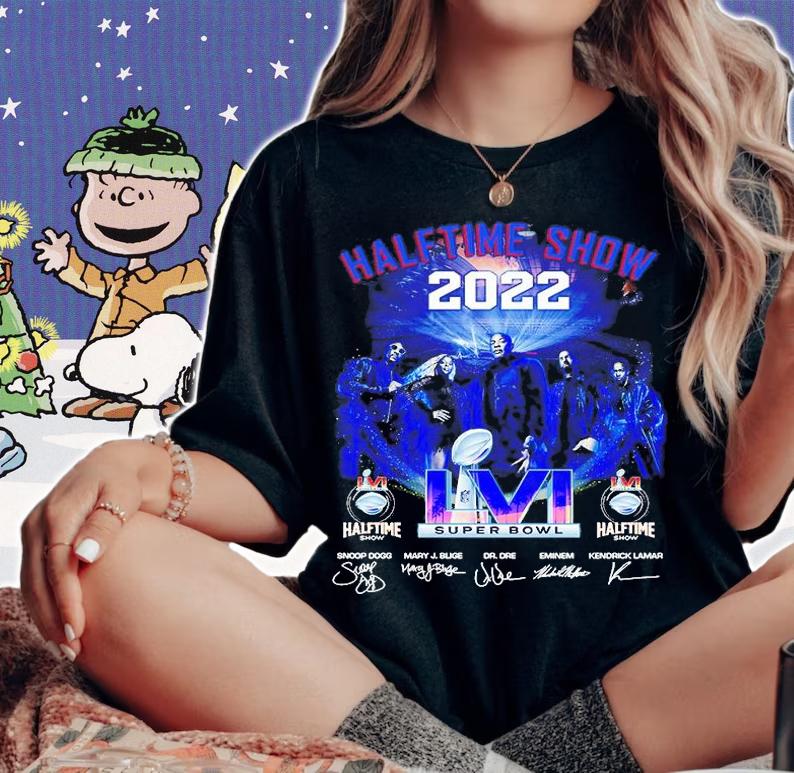 Halftime Show 2022 Halftime Show 2022 Super Bowl Football Team T-Shirt woman shirt