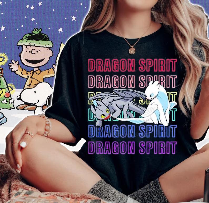 How To Train Your Dragon 3 Dragon Spirit T-Shirt woman shirt