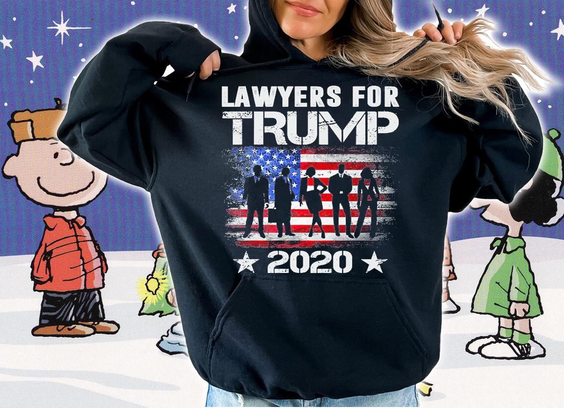Lawyers For Trump 2020 USA Flag Lawyers Lover Gifts T-Shirt