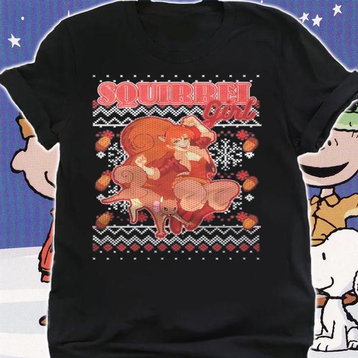 Marvel Squirrel Girl Vintage Ugly Christmas Sweater Shirt