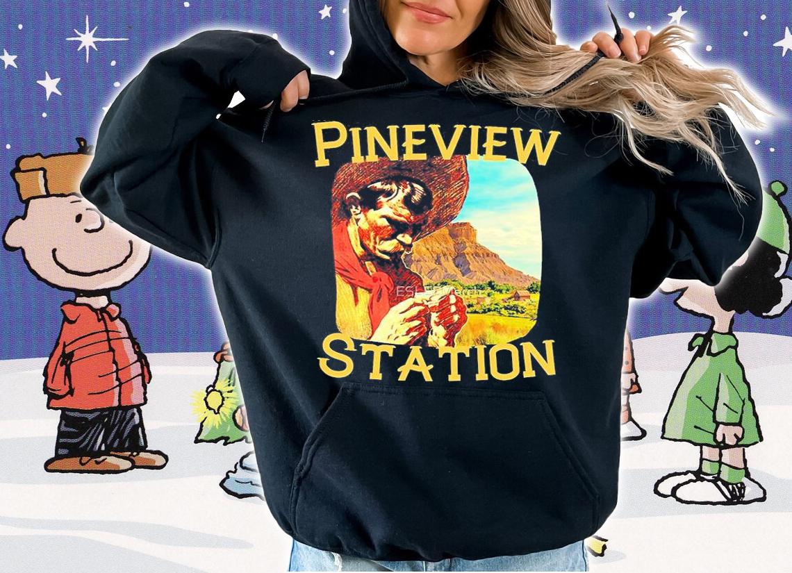 Pineview Station Cowboy in the Wild West Vintage T-Shirt hoodie