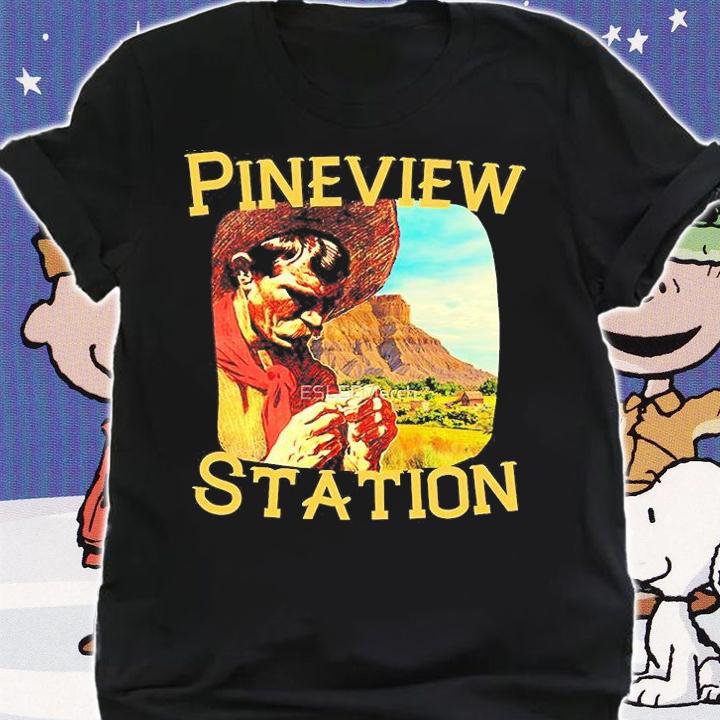 Pineview Station Cowboy in the Wild West Vintage T-Shirt shirt