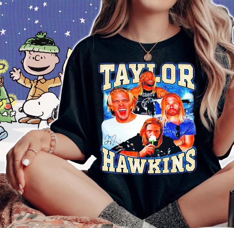Rip Taylor Hawkins Drummer Foo Fighter Legend T-Shirt woman shirt