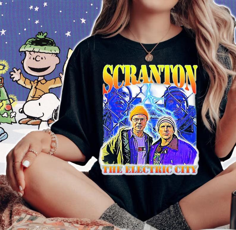 Scranton The Electric City funny T-shirt