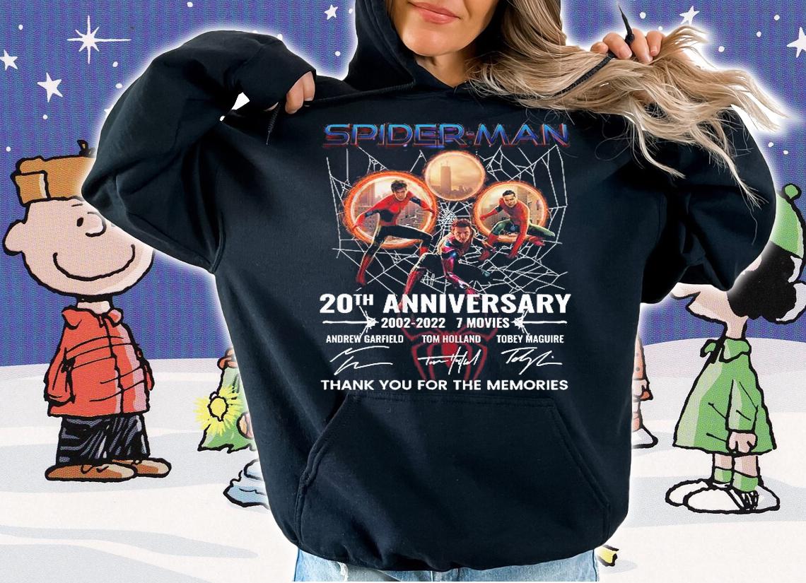 Spider-Man And Doctor Strange 20th Anniversary 2002-2022 Signatures T-Shirt hoodie