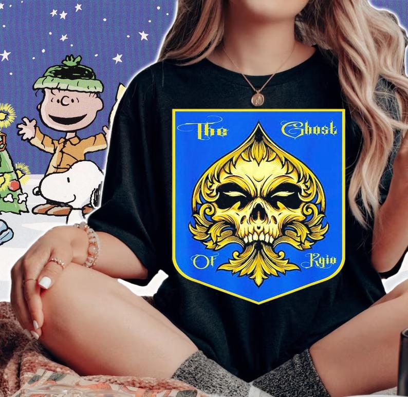 The Ghost Of Kyiv Believe Ghost Of Kyiv Peace Ukraine T-Shirt woman shirt