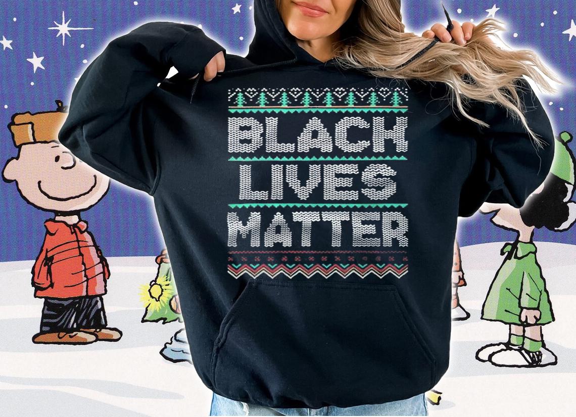 Ugly Black Lives Matter Christmas T-shirt