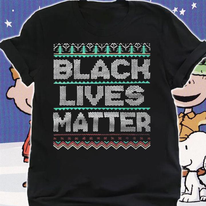 Ugly Black Lives Matter Christmas T-shirt
