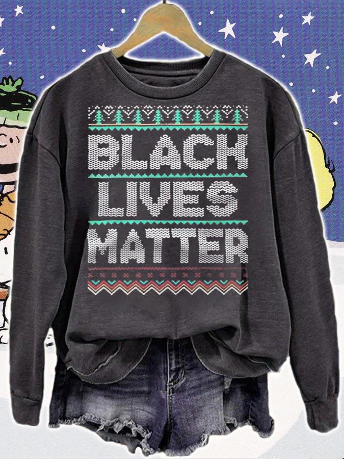 Ugly Black Lives Matter Christmas T-shirt