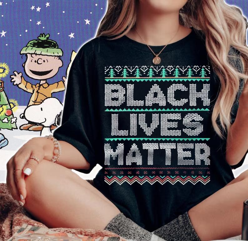 Ugly Black Lives Matter Christmas T-shirt
