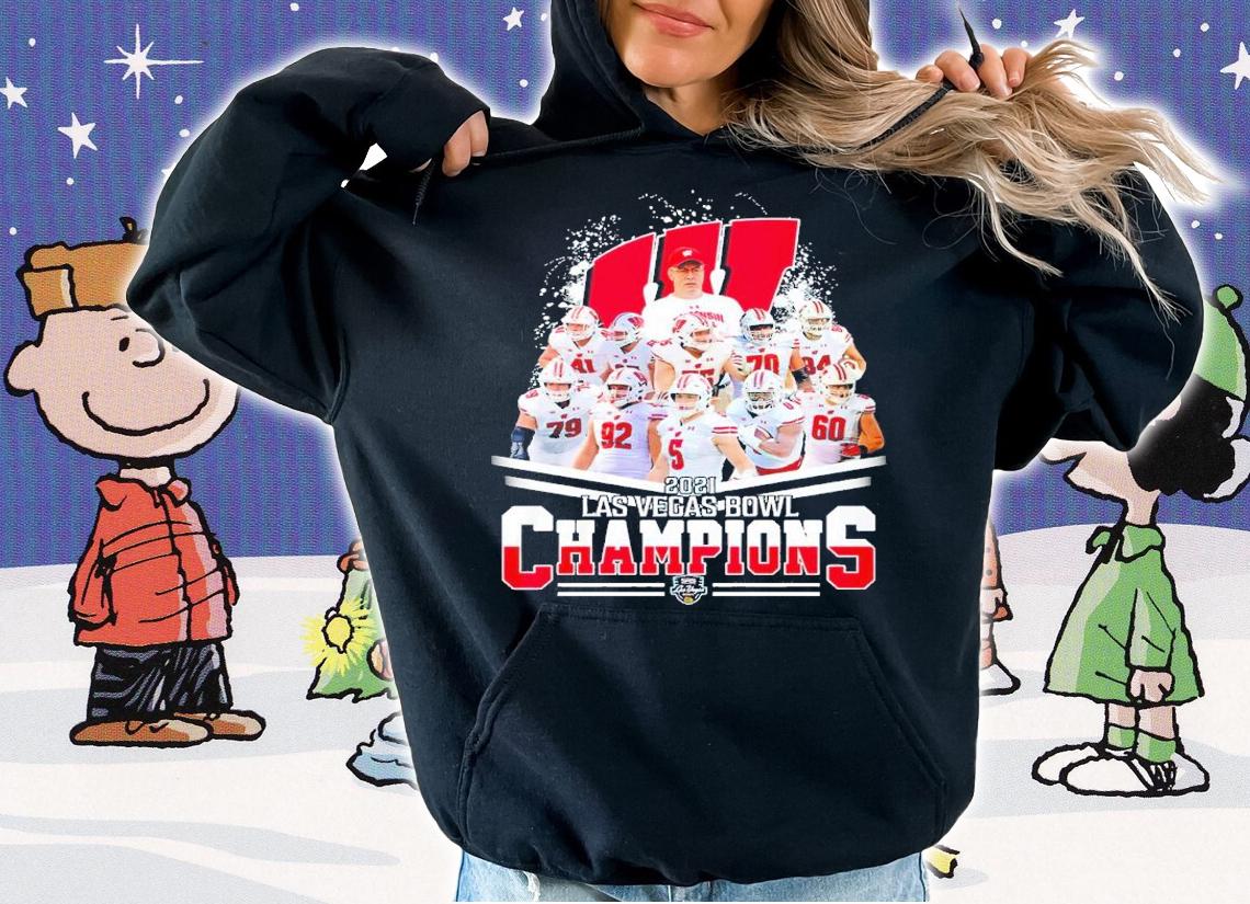 Wisconsin Badgers 2021 Las Vegas Bowl Champions Shirt hoodie